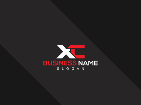 Creative Three Letter XC Logo Icon, Unique XC Letter Logo Design For Your Business