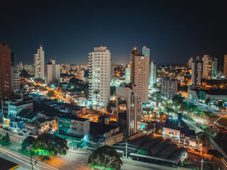 Obraz premium Avenida Jundiai noturna