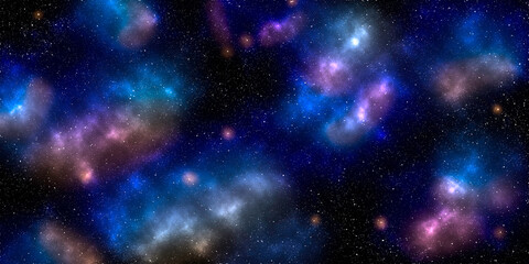 universe stars on blackground. abstract space background loop. cosmic pattern.