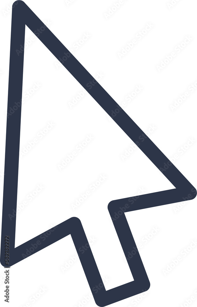 Poster cursor icon. mouse cursor pointer signs.