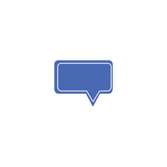 Naklejka premium Bubble chat blobs icon design illustration