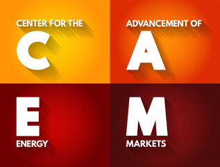 CAEM - Center for the Advancement of Energy Markets acronym, abbreviation concept background