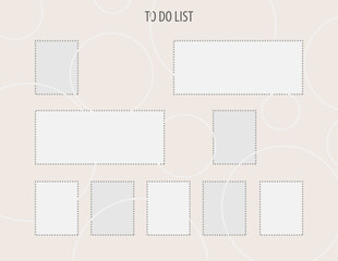 to do list vector background 