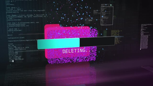 Sensitive security data is deleted from computer cloud folders