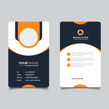 Modern and Clean Business id Card Template