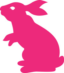 illustration of a cartoon rabbit