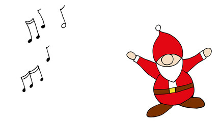 santa dancing