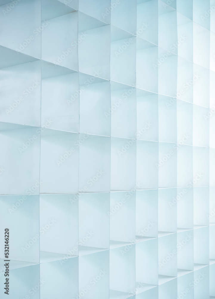 Poster white wall square pattern minimal art background