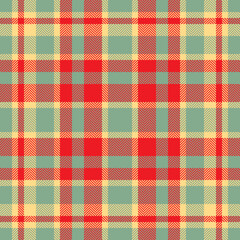 Plaid check pattern. Seamless fabric texture. Tartan textile print.