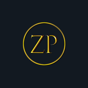Luxury Initial letters ZP monogram. Suitable for tattoo studio, salon, boutique, hotel, college, retro, interlock style