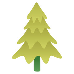 Pine Evergreen Tree Spruce Cedar Logo Design Drawing Art