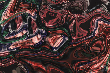 Abstract Colorful fluid background closeup. Highly textured. High quality details. Liquid forms an abstract background, perfect for wallpaper etc.