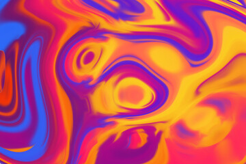 Abstract Colorful fluid background closeup. Highly textured. High quality details. Liquid forms an abstract background, perfect for wallpaper etc.