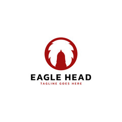 Eagle head simple logo design