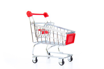 trolley isolated on a white background