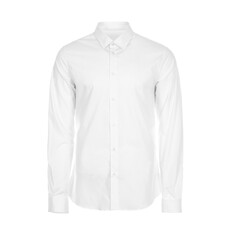 Men's white shirt with long sleeves