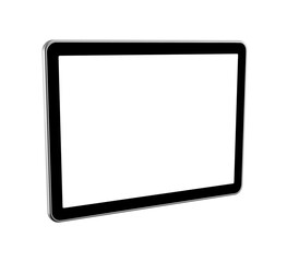 Digital tablet pc isolated on a transparent background