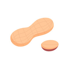 Delicious whole peanut and slice