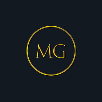 Luxury Initial letters MG monogram. Suitable for tattoo studio, salon, boutique, hotel, college, retro, interlock style