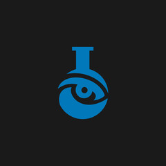 Obraz premium eye lab logo
