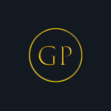 Luxury Initial letters GP monogram. Suitable for tattoo studio, salon, boutique, hotel, college, retro, interlock style