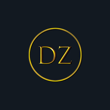 Luxury Initial letters DZ monogram. Suitable for tattoo studio, salon, boutique, hotel, college, retro, interlock style