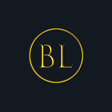 Luxury Initial letters BL monogram. Suitable for tattoo studio, salon, boutique, hotel, college, retro, interlock style