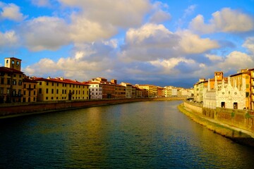 Wunderschöne Aufnahme in Pisa Toskana Italien 