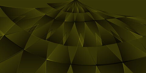 Obraz premium Abstract yellow black triangle background