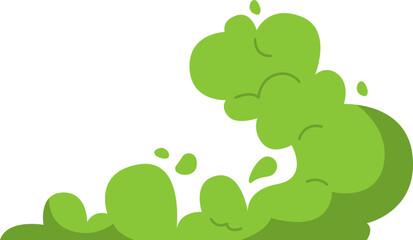 Bad Smell Smoke Cloud. Vector illustration
