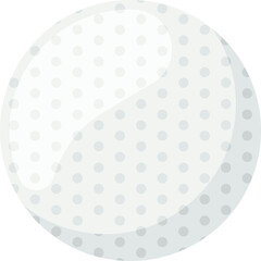 Golf ball Sports icon. Vector illustration