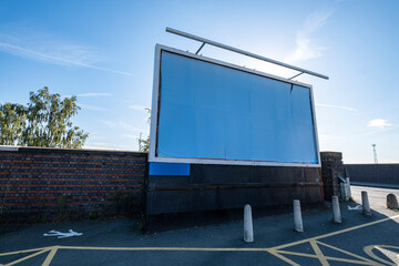 Obraz premium Empty or blank billboard