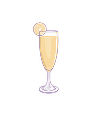 Fresh orange Juice in Glass