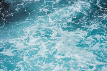 water waves and foam