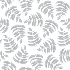 Seamless background with leafs