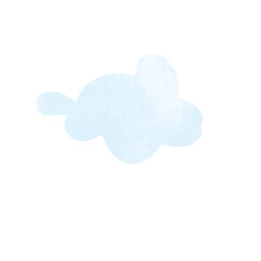 white clouds on blue background