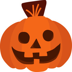 Halloween pumpkin ghost element, halloween.