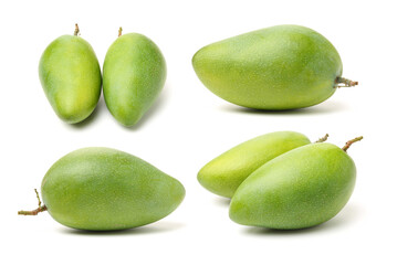 mangos on a white background 
