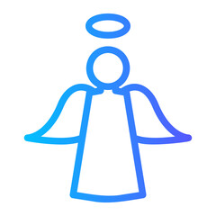 Obraz premium angel gradient icon