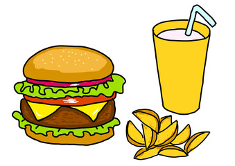 ハンバーガーセット