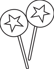 candy hand drawn illustration