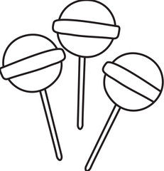 candy hand drawn illustration