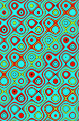 Mediterranean style wrapping paper design