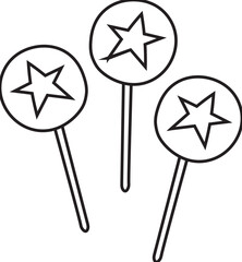 candy hand drawn illustration