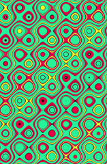 Fototapeta premium Mediterranean style wrapping paper design