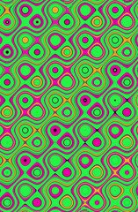 Naklejka premium Mediterranean style wrapping paper design