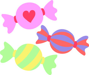 candy hand drawn illustration
