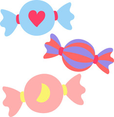 candy hand drawn illustration