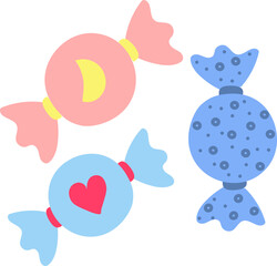 candy hand drawn illustration