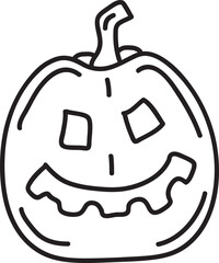 halloween hand drawn illustration